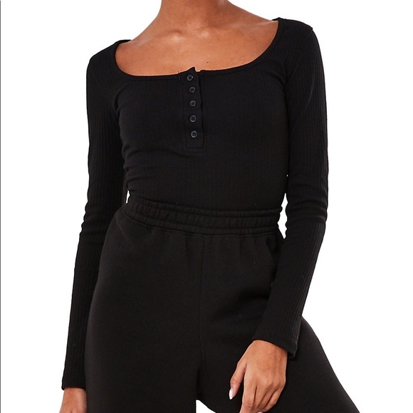Missguided Long-Sleeve Bodysuit - Picture 2 of 5